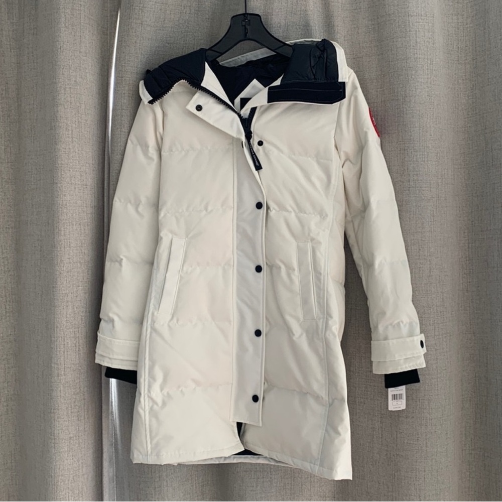 Canada Goose Shelburne Women's White Puffer Coat